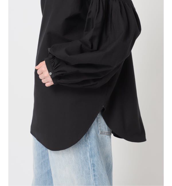 Plage「《一部店舗・WEB限定追加予約》オックスボリュームブラウス」|シャツ・ブラウス|