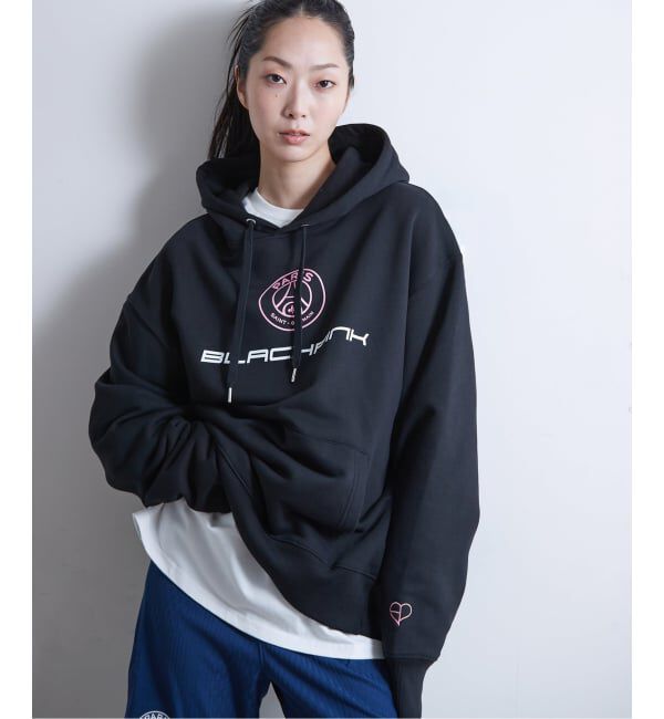 Paris Saint-Germain「【BlackpinkxPSG 】BlackpinkxPSG Paris 16 Elevated Hoodie ST856- BLKPSG- BP2」|パーカー|