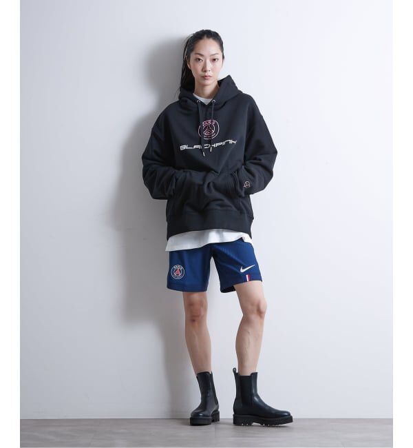 Paris Saint-Germain「【BlackpinkxPSG 】BlackpinkxPSG Paris 16 Elevated Hoodie ST856- BLKPSG- BP2」|パーカー|
