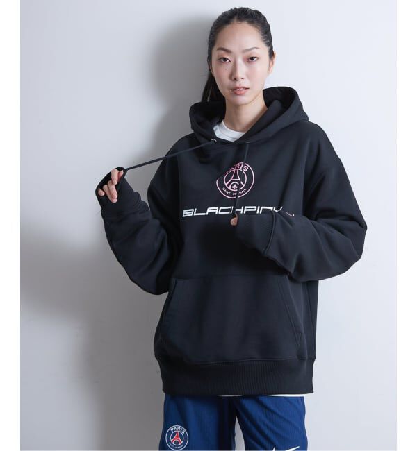Paris Saint-Germain「【BlackpinkxPSG 】BlackpinkxPSG Paris 16 Elevated Hoodie ST856- BLKPSG- BP2」|パーカー|