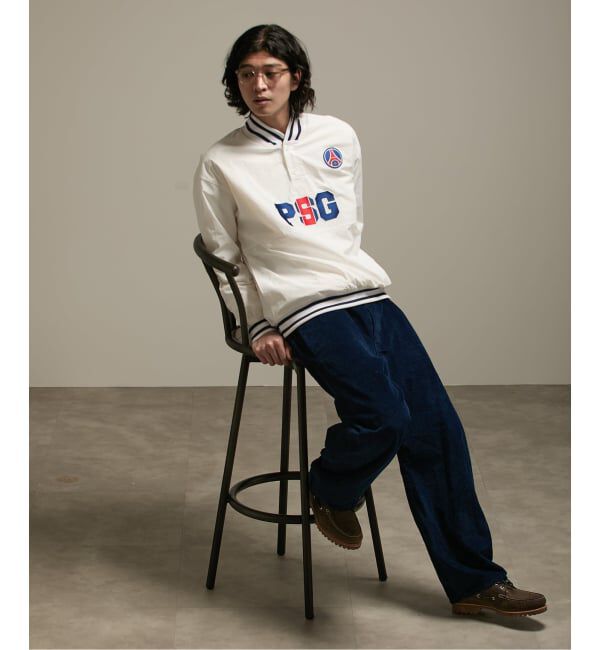 Paris Saint-Germain「【Paris Saint-Germain / パリ・サン＝ジェルマン】 JP Snapline Henley Piste」|ブルゾン・スタジャン|