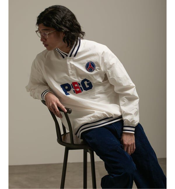 Paris Saint-Germain「【Paris Saint-Germain / パリ・サン＝ジェルマン】 JP Snapline Henley Piste」|ブルゾン・スタジャン|