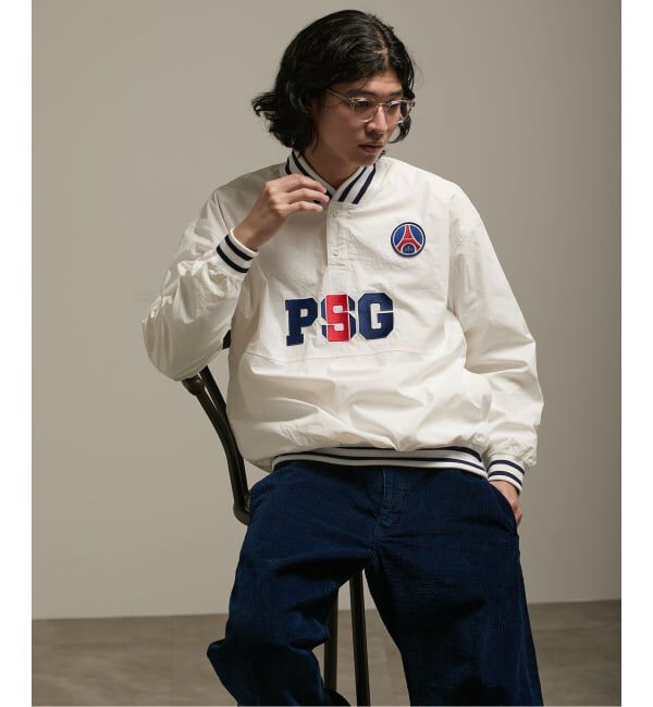 Paris Saint-Germain「【Paris Saint-Germain / パリ・サン＝ジェルマン】 JP Snapline Henley Piste」|ブルゾン・スタジャン|