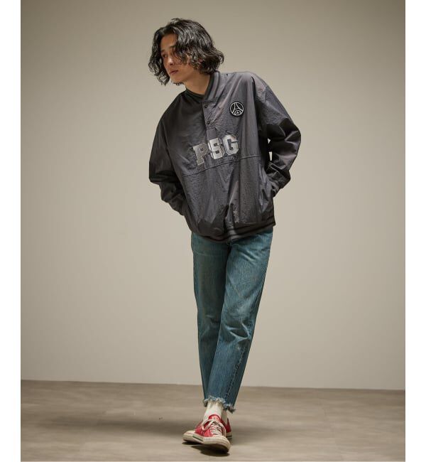 Paris Saint-Germain「【Paris Saint-Germain / パリ・サン＝ジェルマン】 JP Snapline Henley Piste」|ブルゾン・スタジャン|
