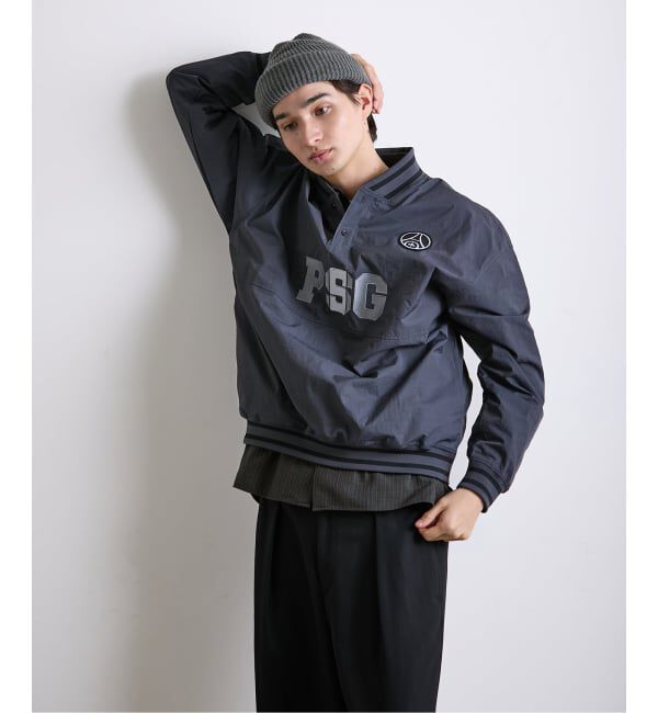 Paris Saint-Germain「【Paris Saint-Germain / パリ・サン＝ジェルマン】 JP Snapline Henley Piste」|ブルゾン・スタジャン|