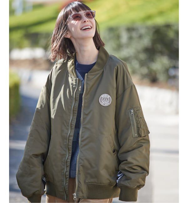 Paris Saint-Germain「【Paris Saint-Germain / パリ・サン＝ジェルマン】 JP Vintage Scarf Bomber」|ブルゾン・スタジャン|