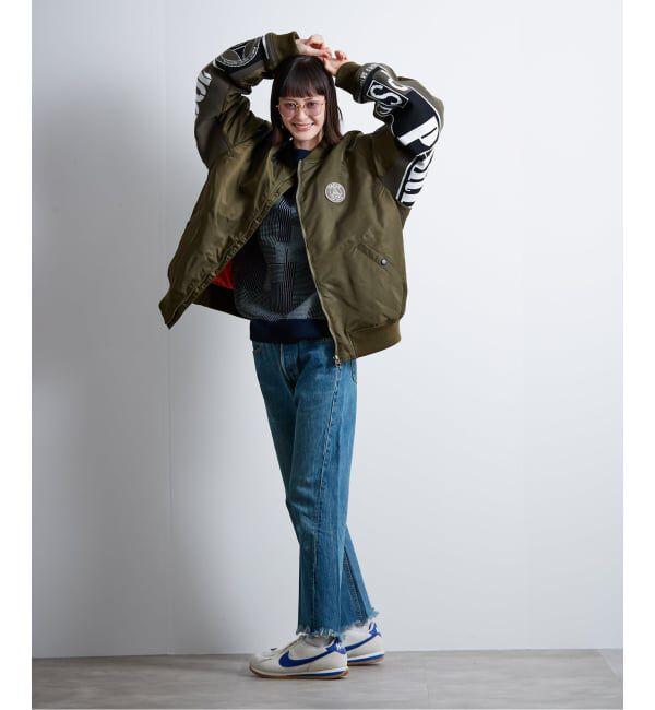 Paris Saint-Germain「【Paris Saint-Germain / パリ・サン＝ジェルマン】 JP Vintage Scarf Bomber」|ブルゾン・スタジャン|