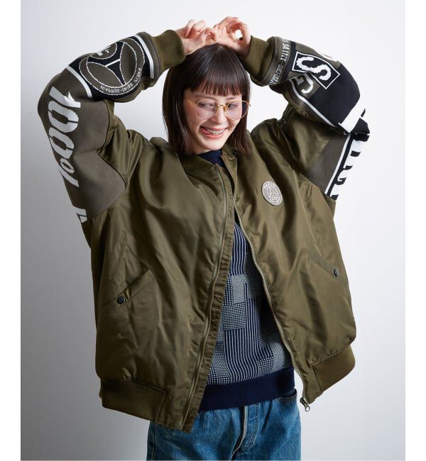 Paris Saint-Germain「【Paris Saint-Germain / パリ・サン＝ジェルマン】 JP Vintage Scarf Bomber」|ブルゾン・スタジャン|