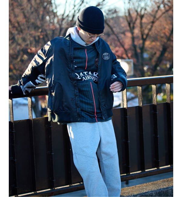 Paris Saint-Germain「【Paris Saint-Germain / パリ・サン＝ジェルマン】 JP Vintage Scarf Bomber」|ブルゾン・スタジャン|