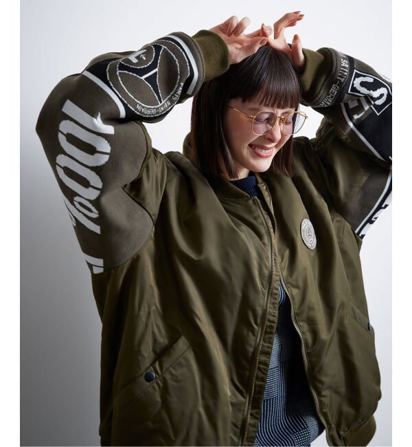 Paris Saint-Germain「【Paris Saint-Germain / パリ・サン＝ジェルマン】 JP Vintage Scarf Bomber」|ブルゾン・スタジャン|