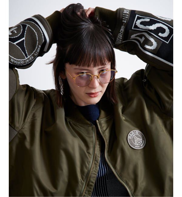 Paris Saint-Germain「【Paris Saint-Germain / パリ・サン＝ジェルマン】 JP Vintage Scarf Bomber」|ブルゾン・スタジャン|