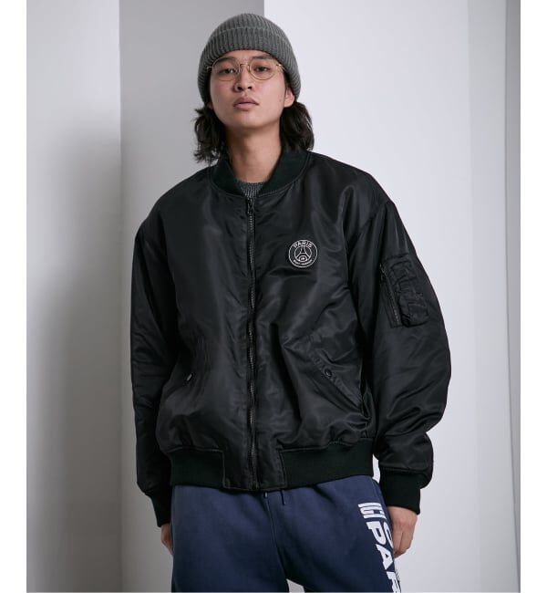 Paris Saint-Germain「【Paris Saint-Germain / パリ・サン＝ジェルマン】 JP Vintage Scarf Bomber」|ブルゾン・スタジャン|