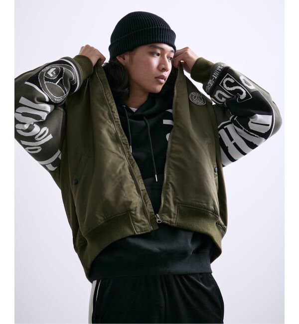 Paris Saint-Germain「【Paris Saint-Germain / パリ・サン＝ジェルマン】 JP Vintage Scarf Bomber」|ブルゾン・スタジャン|