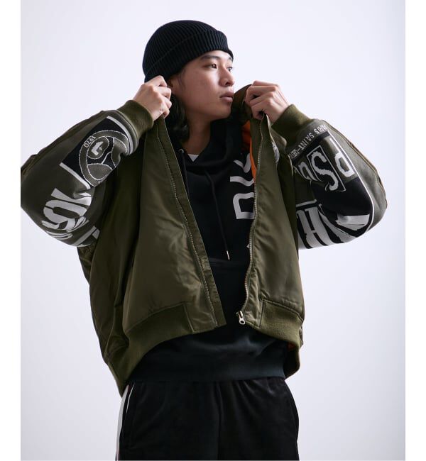 Paris Saint-Germain「【Paris Saint-Germain / パリ・サン＝ジェルマン】 JP Vintage Scarf Bomber」|ブルゾン・スタジャン|