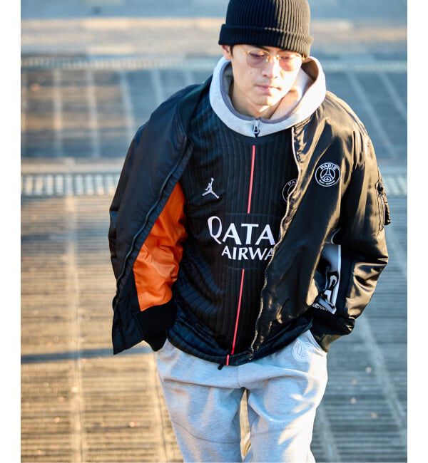Paris Saint-Germain「【Paris Saint-Germain / パリ・サン＝ジェルマン】 JP Vintage Scarf Bomber」|ブルゾン・スタジャン|