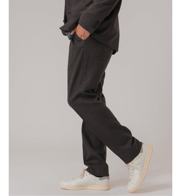 EDIFICE「コットン/ウール ジャージー イージースラックス【セットアップ着用可】」|スラックス|