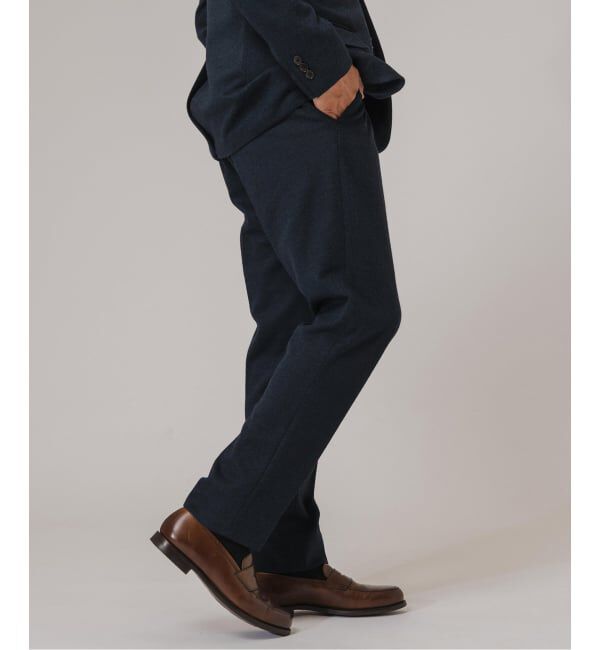 EDIFICE「コットン/ウール ジャージー イージースラックス【セットアップ着用可】」|スラックス|