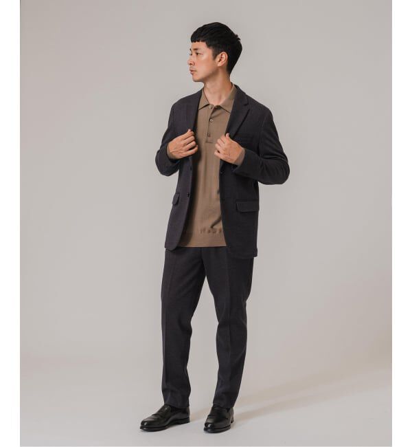 EDIFICE「コットン/ウール ジャージー イージースラックス【セットアップ着用可】」|スラックス|