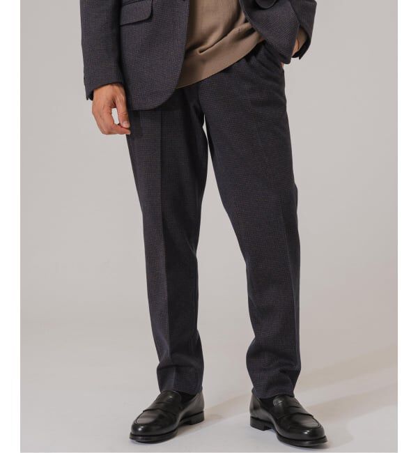 EDIFICE「コットン/ウール ジャージー イージースラックス【セットアップ着用可】」|スラックス|