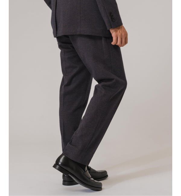 EDIFICE「コットン/ウール ジャージー イージースラックス【セットアップ着用可】」|スラックス|