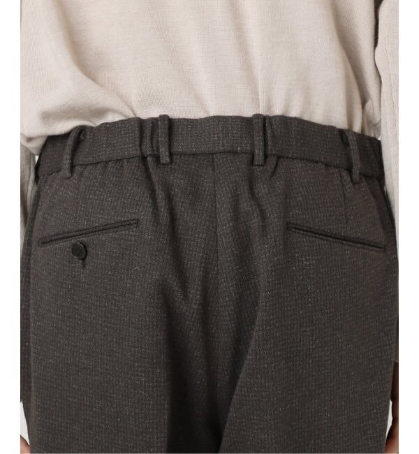 EDIFICE「コットン/ウール ジャージー イージースラックス【セットアップ着用可】」|スラックス|