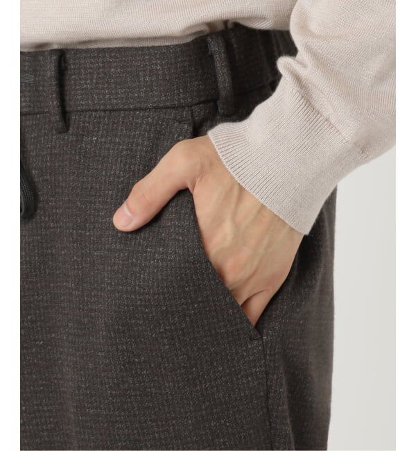 EDIFICE「コットン/ウール ジャージー イージースラックス【セットアップ着用可】」|スラックス|