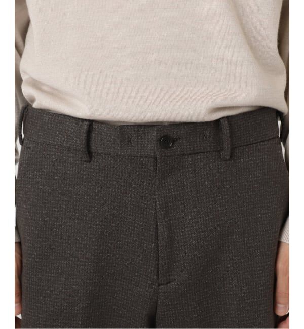 EDIFICE「コットン/ウール ジャージー イージースラックス【セットアップ着用可】」|スラックス|