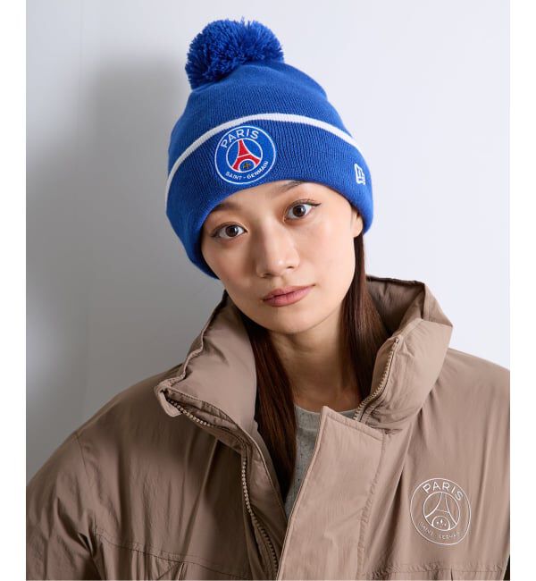 Paris Saint-Germain「【NEW ERA / ニューエラ】CORE CUFF POM BEANIE PSG 1492243 7」|ニット帽|