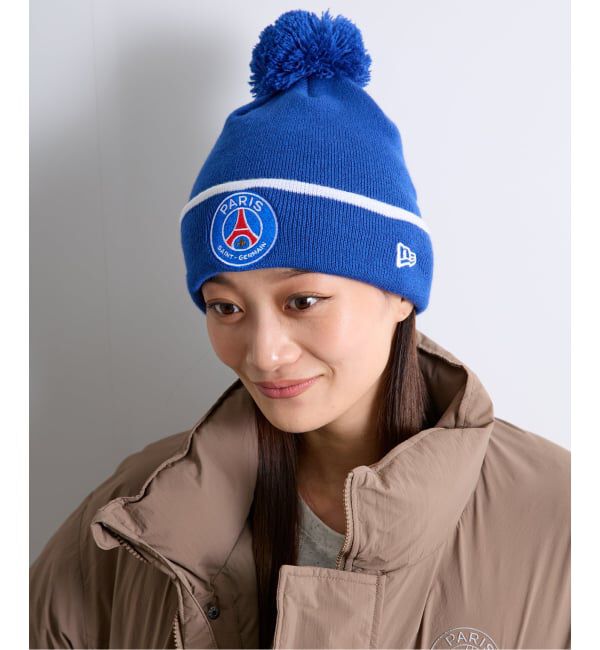 Paris Saint-Germain「【NEW ERA / ニューエラ】CORE CUFF POM BEANIE PSG 1492243 7」|ニット帽|