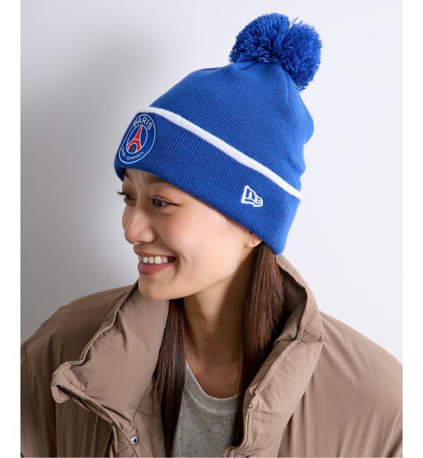 Paris Saint-Germain「【NEW ERA / ニューエラ】CORE CUFF POM BEANIE PSG 1492243 7」|ニット帽|