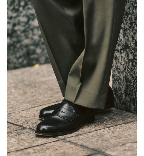 417 EDIFICE「TWツイル 2タックパンツ "セットアップ着用可能"」|スラックス|