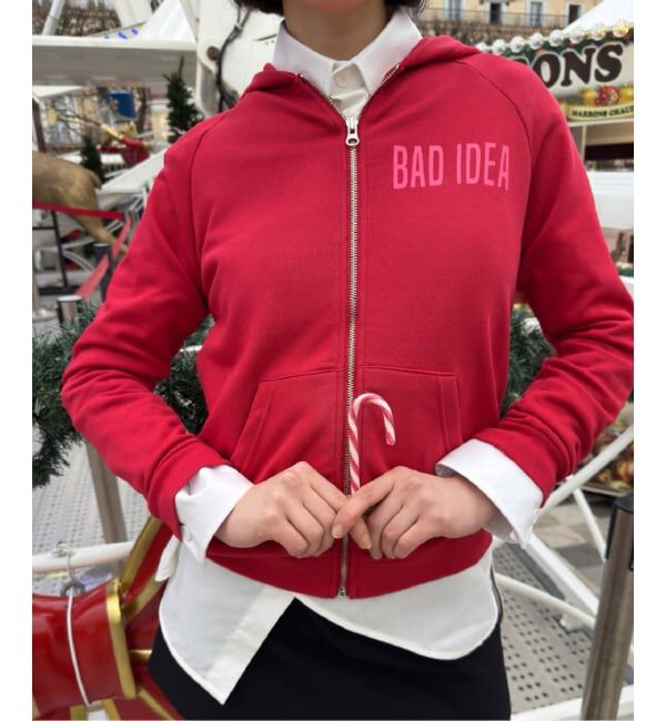 PULP「【Geek Office / ギークオフィス】JUST! / FITTED ZIP-UP HOODIE」|パーカー|