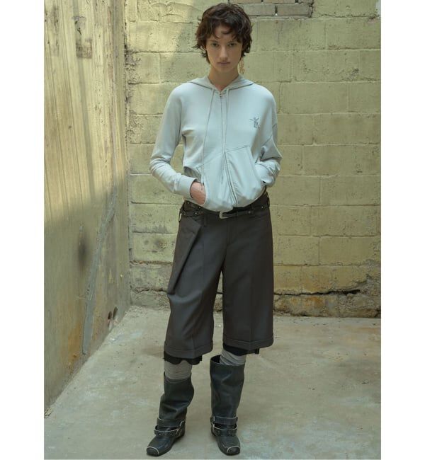 PULP「【Geek Office / ギークオフィス】OPEN YY SLANT ZIP HOODIE」|パーカー|