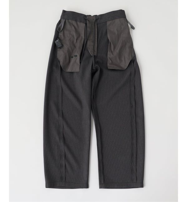 EDIFICE「ストライプ 3D フィット トラウザー」|スラックス|