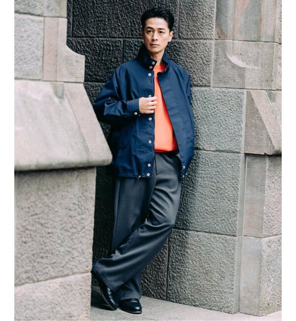 EDIFICE「ストライプ 3D フィット トラウザー」|スラックス|