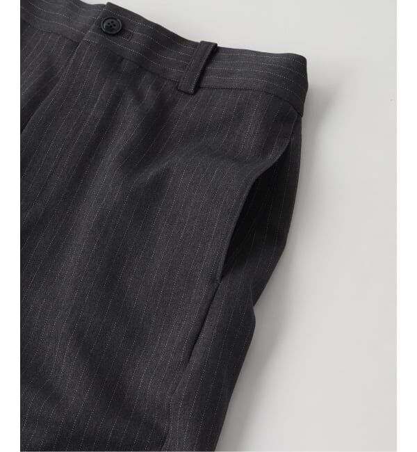 EDIFICE「ストライプ 3D フィット トラウザー」|スラックス|