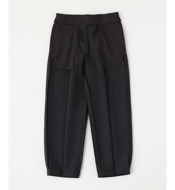 EDIFICE「ATON（エイトン）TWIST WOOL LINEN STANDARD PANTS」|スラックス|