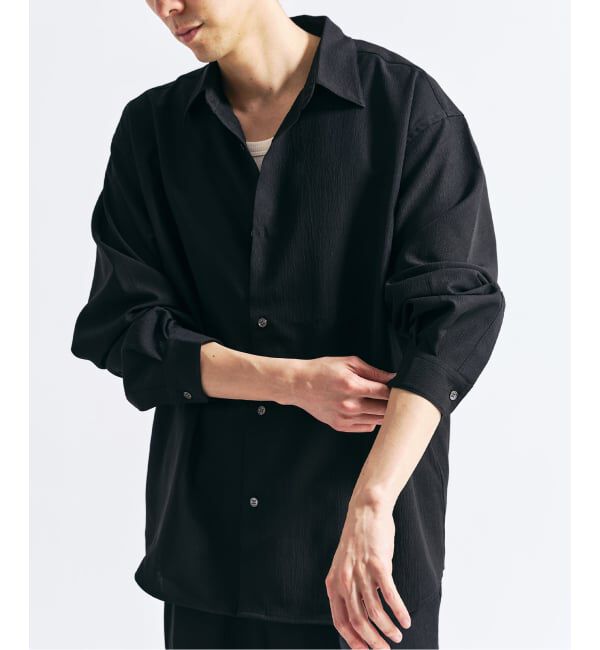 417 EDIFICE「Pクレープ レギュラーシャツ」|シャツ・ブラウス|