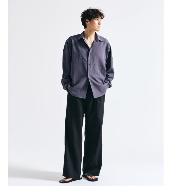 417 EDIFICE「Pクレープ レギュラーシャツ」|シャツ・ブラウス|