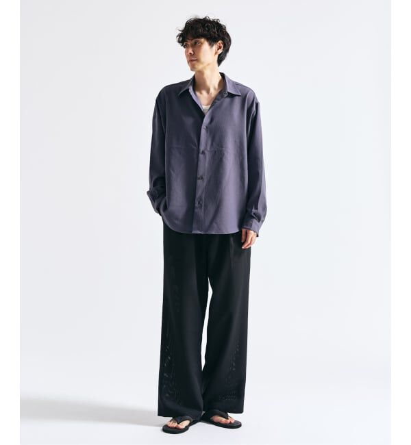 417 EDIFICE「Pクレープ レギュラーシャツ」|シャツ・ブラウス|