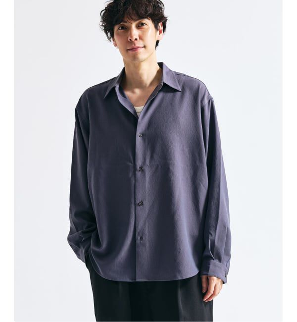 417 EDIFICE「Pクレープ レギュラーシャツ」|シャツ・ブラウス|