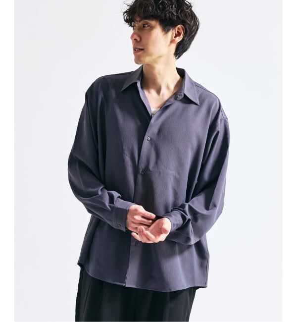 417 EDIFICE「Pクレープ レギュラーシャツ」|シャツ・ブラウス|