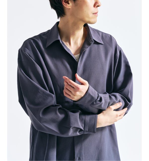 417 EDIFICE「Pクレープ レギュラーシャツ」|シャツ・ブラウス|