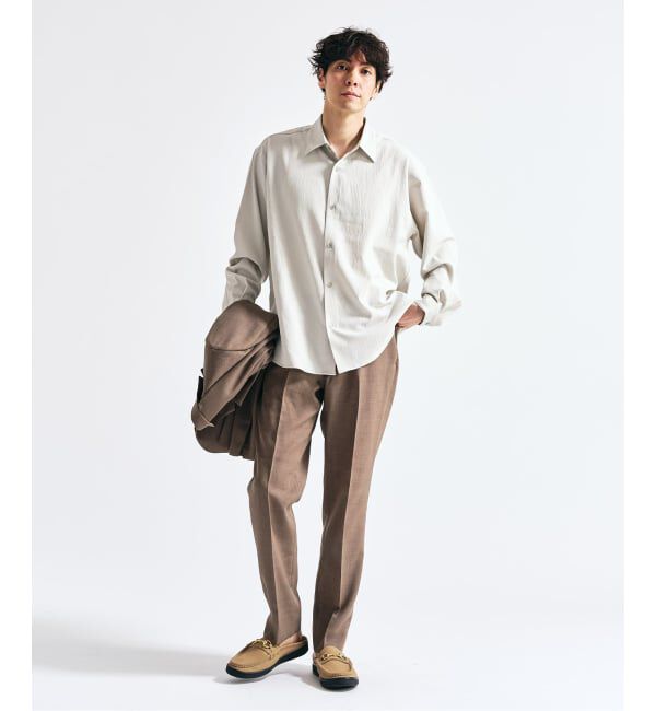 417 EDIFICE「Pクレープ レギュラーシャツ」|シャツ・ブラウス|