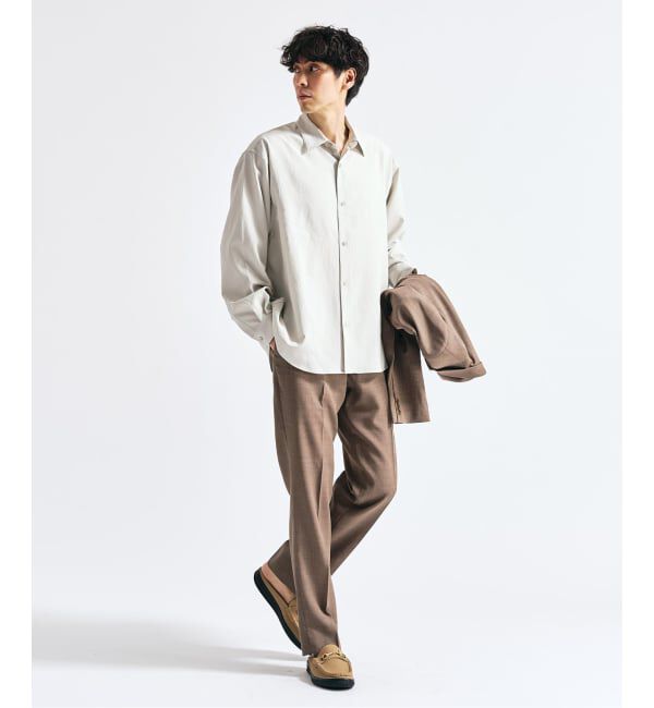 417 EDIFICE「Pクレープ レギュラーシャツ」|シャツ・ブラウス|