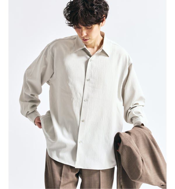 417 EDIFICE「Pクレープ レギュラーシャツ」|シャツ・ブラウス|