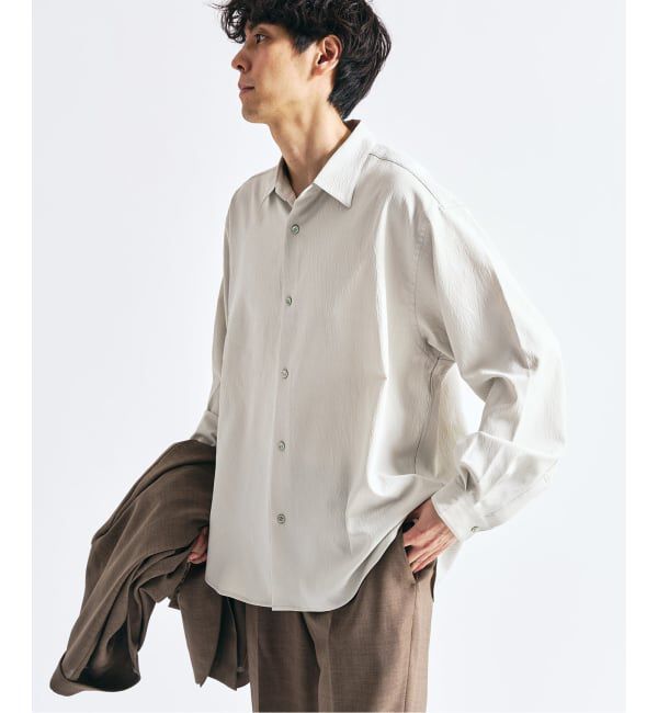 417 EDIFICE「Pクレープ レギュラーシャツ」|シャツ・ブラウス|