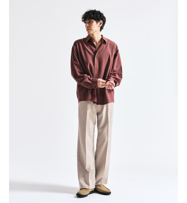 417 EDIFICE「Pクレープ レギュラーシャツ」|シャツ・ブラウス|