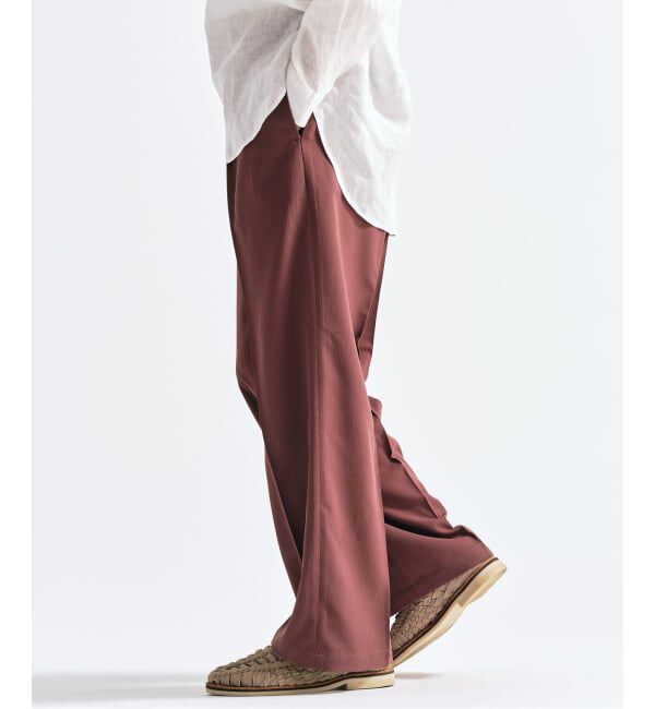 417 EDIFICE「Pクレープ イージースラックス」|スラックス|