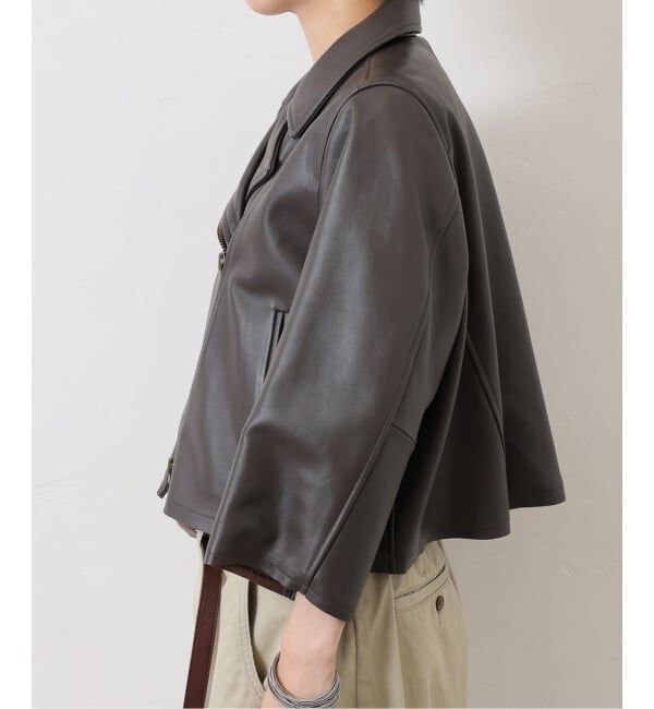 追加2》レザー ショートライダースジャケット（journal standard luxe